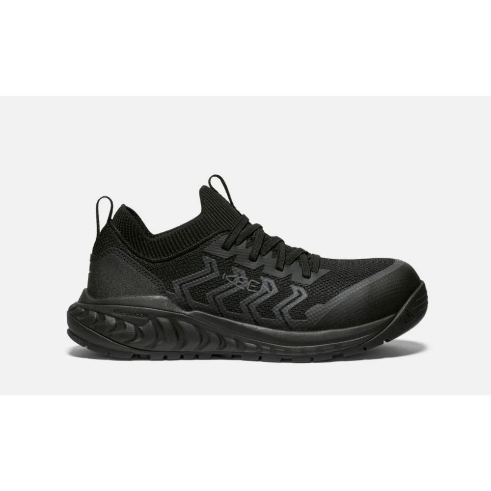 KEEN NEW Utility Men's 14D Black Slip Resistant Work Shoes composite toe sneaker